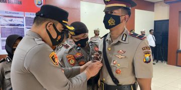 Kapokres Halsel AKBP M. Irvan memimpin langsung pelaksanaan Sertibat Kasat Intelkam