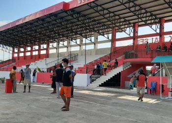 Persiapan pembukaan piala bupati cup