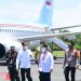 Penjrmputan Presiden Jokowi di Bandara Kao Halut (Foto Istimewa)