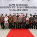 Foto bersama usai rapat koordinasi