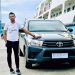 Kades Kaireu, Abubakar Malayu bersama mobil Toyota Hilux