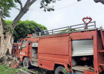 Salah satu Mobil Damkar di Tikep (Foto : Istimewa)