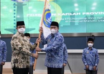 Gubernur Anies Basweda Saat Melepas Kafilah DKI Jakarta (Foto : Ist)