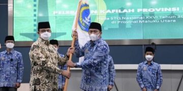 Gubernur Anies Basweda Saat Melepas Kafilah DKI Jakarta (Foto : Ist)