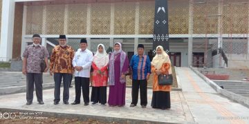 Gubernur bersama rombongan Ketua Dewan Hakim STQN Prof. Dr. Sahid Agil Husin Almunawwar