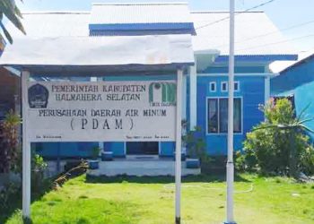 Kantor PDAM Halmahera Selatan (Foto : Ist)