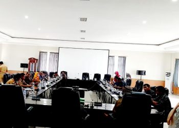 RDP Lintas Komisi DPRD Halsel bersama Staf Khusus Bupati dan DPMD (Foto : Ist)