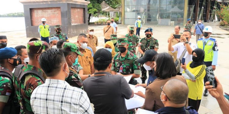 BPN Bersama Pemerintah Daerah dan TNI AU Saat Meninjau Lahan
