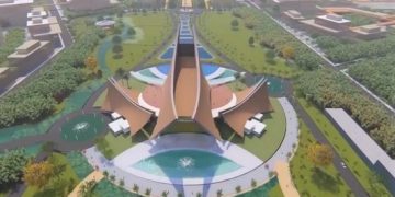 Ilustrasi Desain Istana Presiden Di Ibu Kota Baru (Ist)