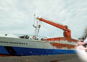 Kapal Tol Laut (Inzert) Ketua Apindo Malut, Ir. Gazali Abd. Muthalib