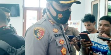 Keterangan Pers oleh Kapolres Halsel, AKBP  Muhammad Irvan, S.I.K