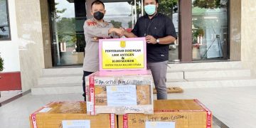 HARITA Nickel Serahkan ke Polda Malut (Ist)