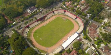 Stadion Brawijaya Kediri Tempat berlangsungnya Putaran Nasional Liga 3 Grup M (Ist).