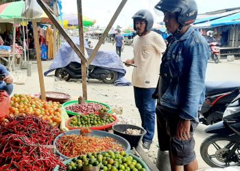 Aktivitas pedagang Barito di pasar Modern Labuha
