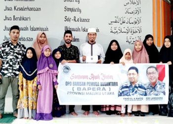 Bapera Halsel Santuni Panti Asuhan Darussalam Kupal Halsel