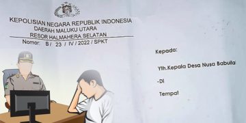 Ilustrasi Bukti Laporan Polisi