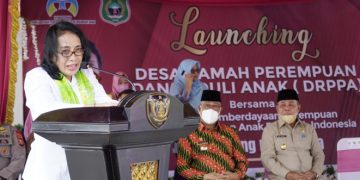 Menteri PPPA, Bintang Puspayoga Melaunching Desa Ramah Perempuan dan Peduli Anak