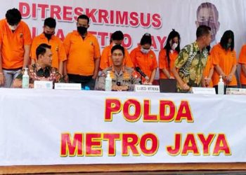 Polisi Amankan Belasan Tersangka Kasus Pinjaman Online (Ist)