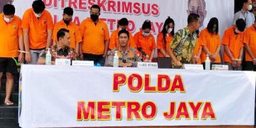 Polisi Amankan Belasan Tersangka Kasus Pinjaman Online (Ist)