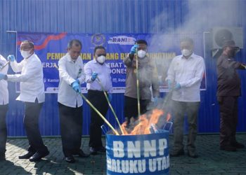 Pemusnahan Barang Bukti Narkoba