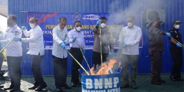 Pemusnahan Barang Bukti Narkoba
