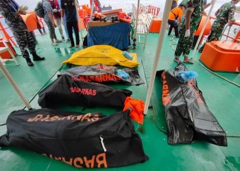 Jasad 5 Korban yang Ditemukan Pada Hari Keempat (Dok.Basarnas)