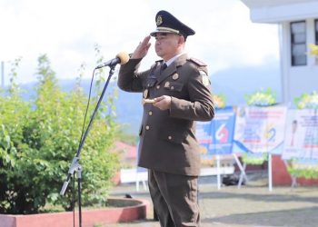 Kajari Halsel Fajar Haryowimbuko, Pimpin Upacara HBA ke 62