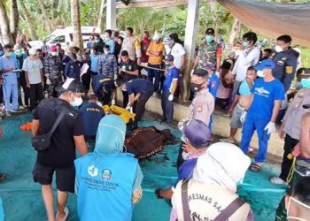 Tim Sar Gabungan Temukan Korban yang merupakan ABK Kapal Cahaya Arafah (Dok-Basarnas)