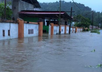 Pemukiman Warga di Desa Bibinoi Terendam Banjir