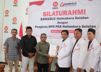 Road Show Bawaslu ke Kantor DPD PKS Halsel