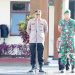 Kapolres dan Dandim1509 Labuha Saat Pimpin Apel Pasukan