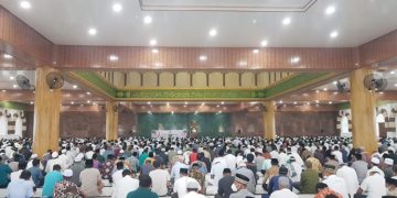 Suasana Shalat Jumat Perdana di Masjid Raya-Shafful Khairaat
