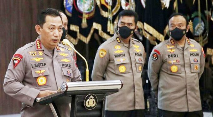 Kapolri Jenderal Listyo Sigit Prabowo (Dok : Humas Polri)