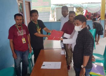 Proses Pendaftaran Pilkades Desa Amasing Kali