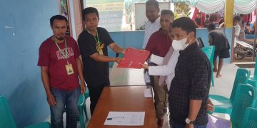 Proses Pendaftaran Pilkades Desa Amasing Kali