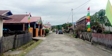 Ruas Jalan Di Laiwui Kecamatan Obi