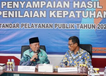 Gubernur Malut KH Abdul Gani Kasuba Bersama Kepala Ombudsman Sofyan Ali