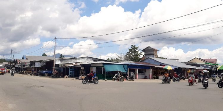 Lokasi pasar yang akan di bongkar