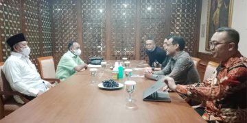 Gubernur AGK bersama Menteri Pendidikan Nadim A Makarim