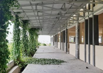 Kondisi Bagian Pasar Modern Saruma Desa Tuwokona