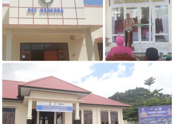 Tiga gedung Polres Halsel di resmikan Kapolda Malut