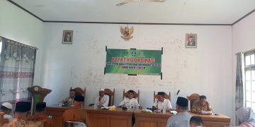Rapat koordinasi penetapan zakat fitrah dan mal