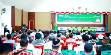 Sosilisasi sadar hukum di ikuti 180 Kades se Halsel