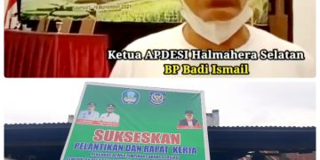 Badi Ismail Ketua terpilih Apdesi Halsel