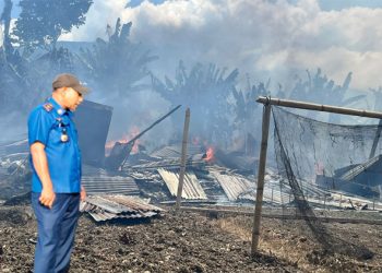 Kebakaran Di Desa Kampung Makian