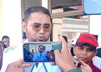 Bupati Bassam kasuba Diwawancarai Usai Dilantik Gubernur AGK