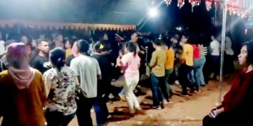 pesta joget malam hari