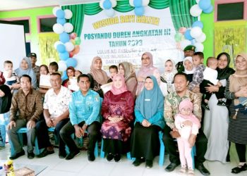 Wisuda Bayi Balita Posyandu Duren Amasing Kali Angkatan tahun 2023