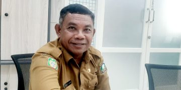 Sekda Halsel, Safiun Radjulan, usai rapat bersama Asisten, Staf Ahli dan OPD