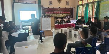 Pelaksanaan Pleno di PPK Botanglomang